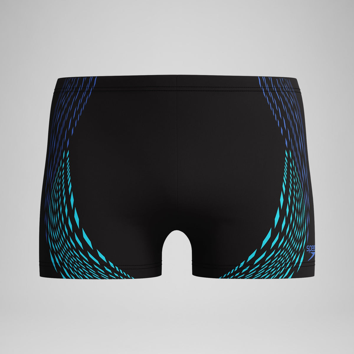 Duo Logo Print Aquashorts Black/Blue | Speedo