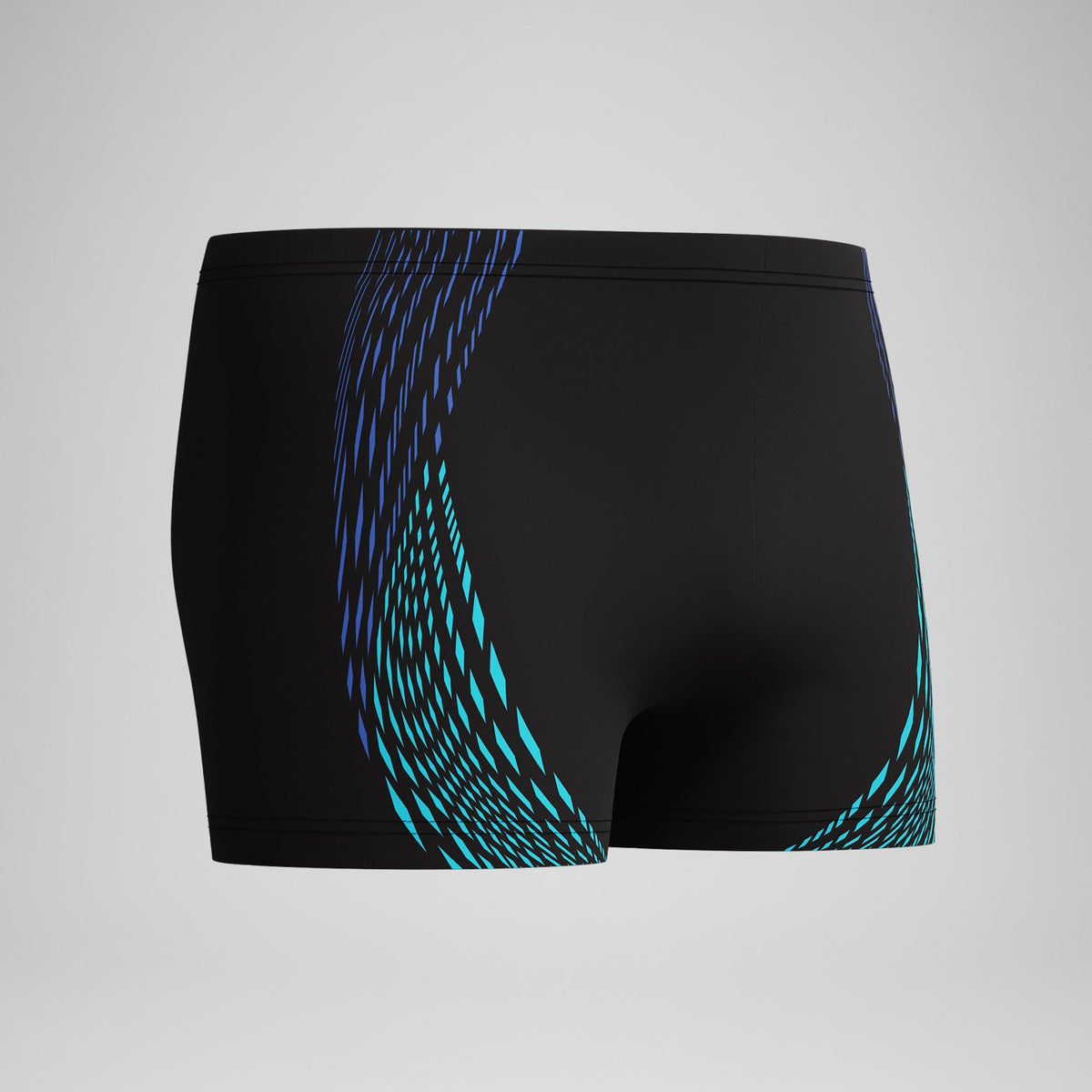 Duo Logo Print Aquashorts Black/Blue | Speedo