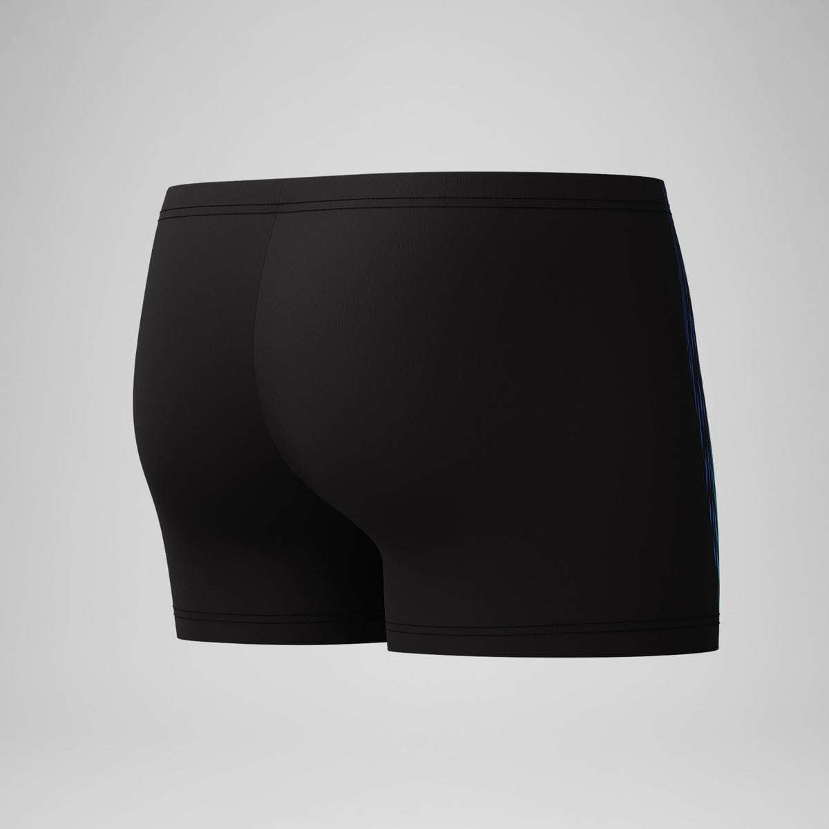 Duo Logo Print Aquashorts Black/Blue | Speedo