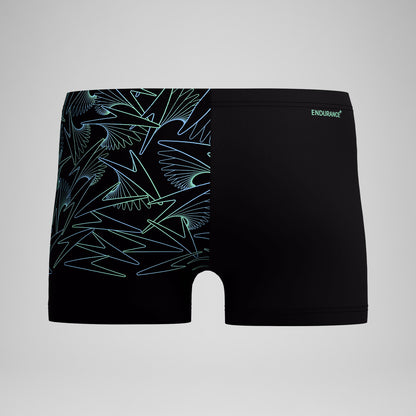Hyperboom V-Cut Aquashorts Black/Green | Speedo