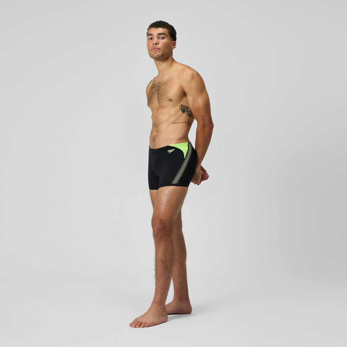 HyperBoom Splice Aquashorts Black/Yellow | Speedo