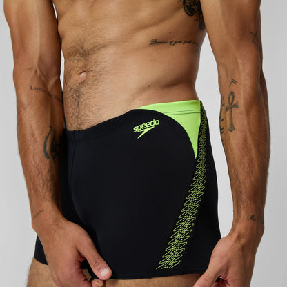 HyperBoom Splice Aquashorts Black/Yellow | Speedo