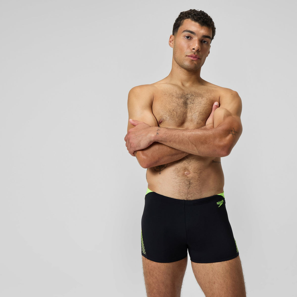 HyperBoom Splice Aquashorts Black/Yellow | Speedo