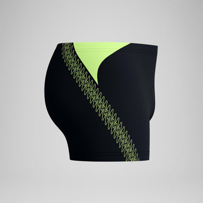HyperBoom Splice Aquashorts Black/Yellow | Speedo