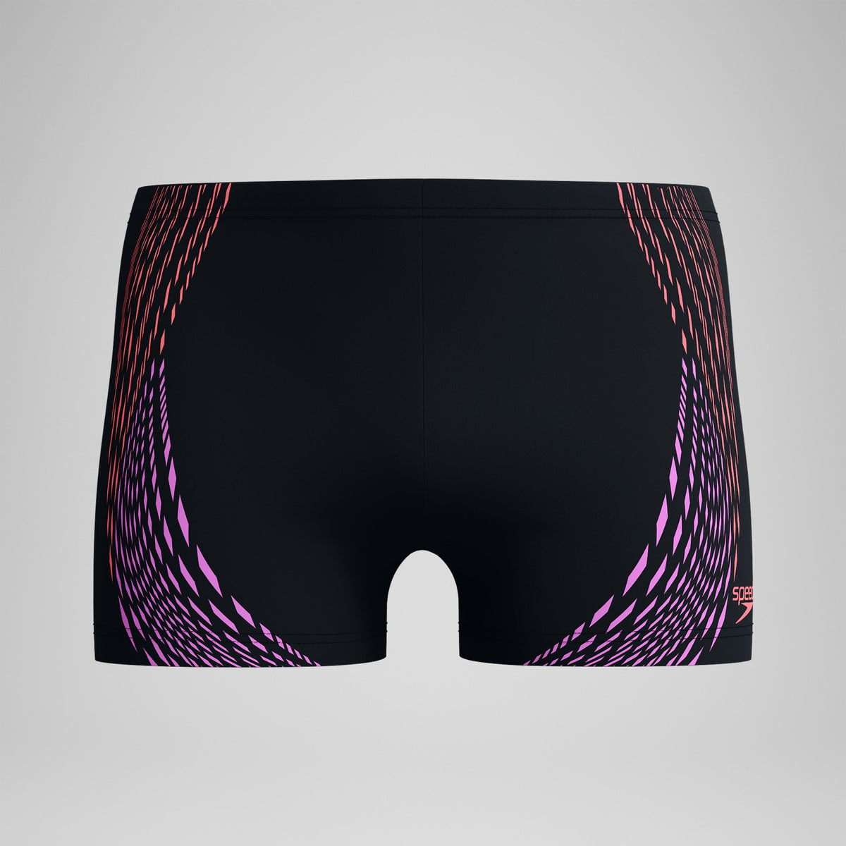 Duo Logo Print Aquashorts Black/Coral | Speedo