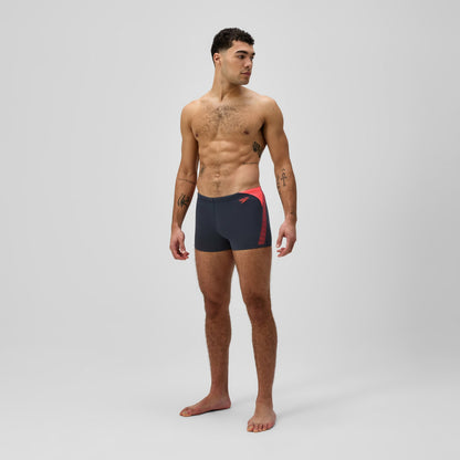 Hyperboom Splice Aquashorts Grey/Orange | Speedo