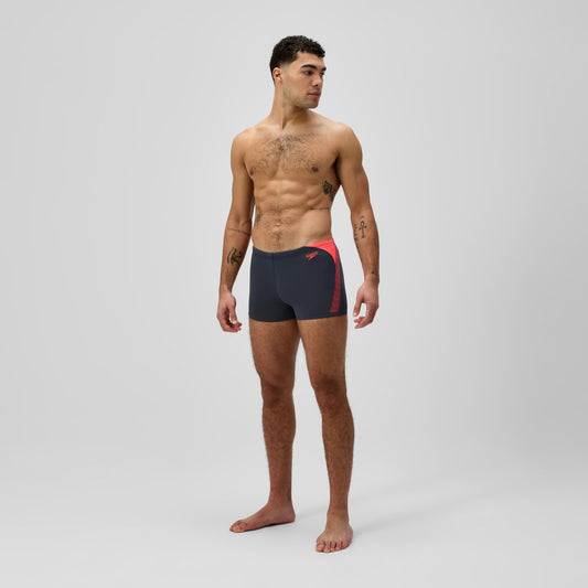 Hyperboom Splice Aquashorts Grey/Orange | Speedo