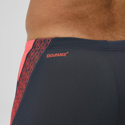 Hyperboom Splice Aquashorts Grey/Orange | Speedo