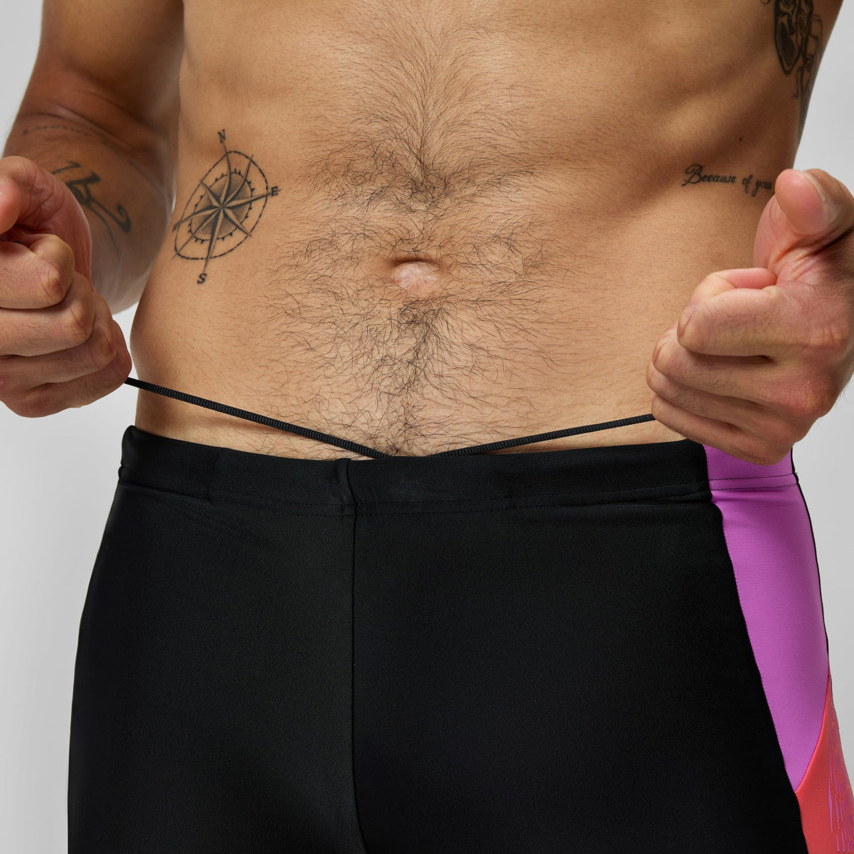 Dive Aquashorts Black/Coral | Speedo