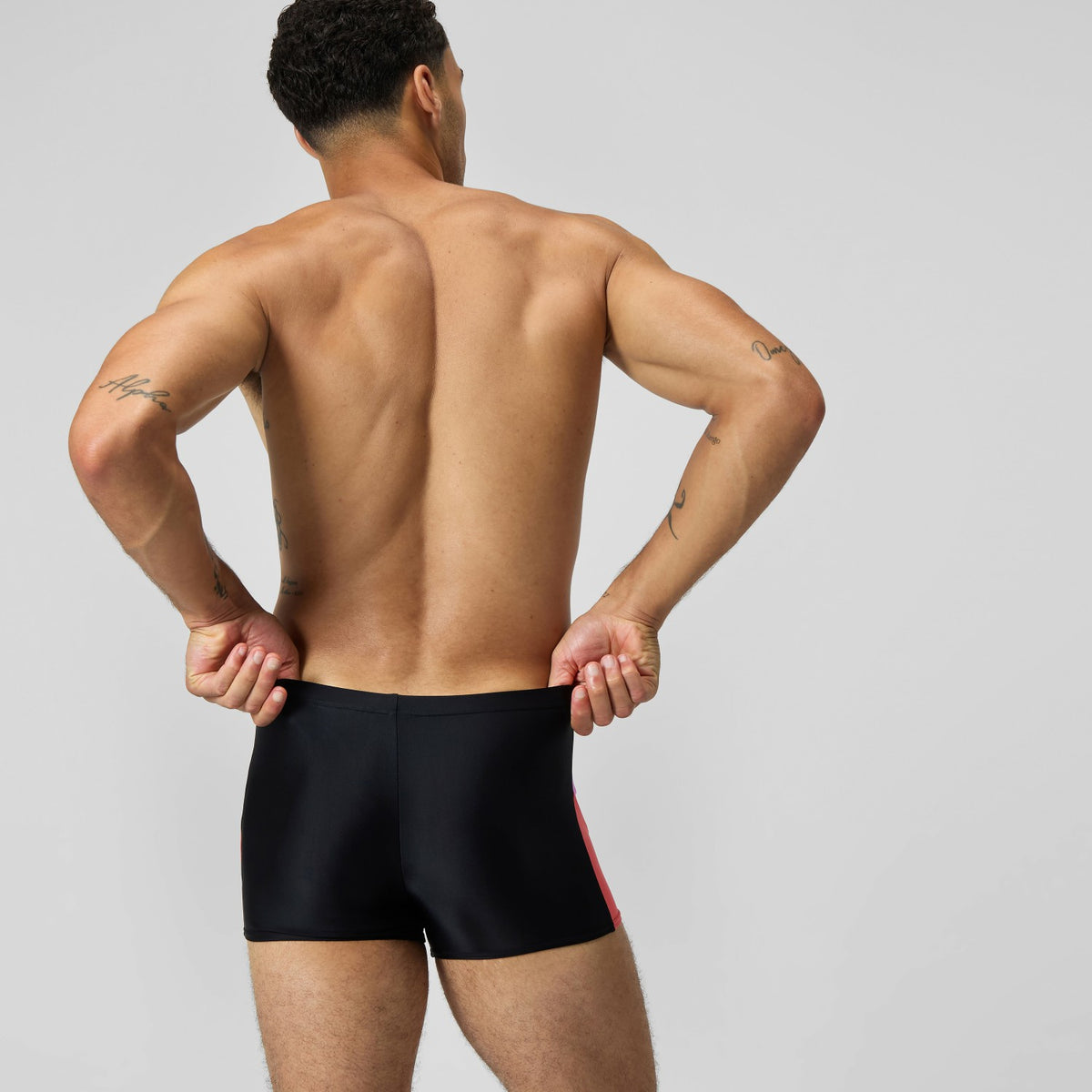 Dive Aquashorts Black/Coral | Speedo