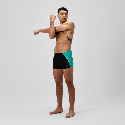 Endurance+ MAX Splice Aquashorts Black/Turquoise | Speedo