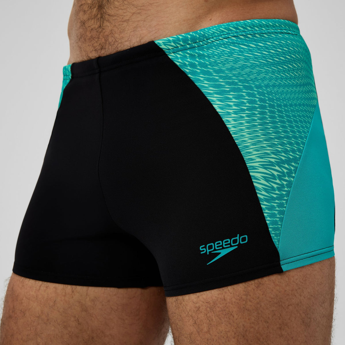 Endurance+ MAX Splice Aquashorts Black/Turquoise | Speedo