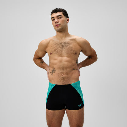 Endurance+ MAX Splice Aquashorts Black/Turquoise | Speedo