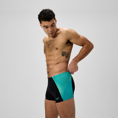 Endurance+ MAX Splice Aquashorts Black/Turquoise | Speedo