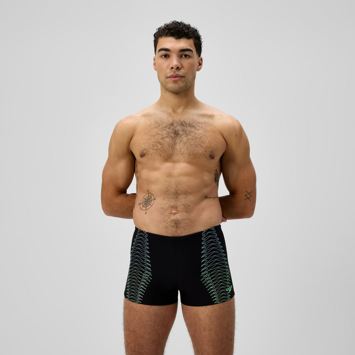 Duo Logo Aquashorts Black | Speedo