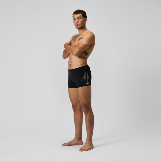 HyperBoom Placement Aquashorts Black/Yellow | Speedo