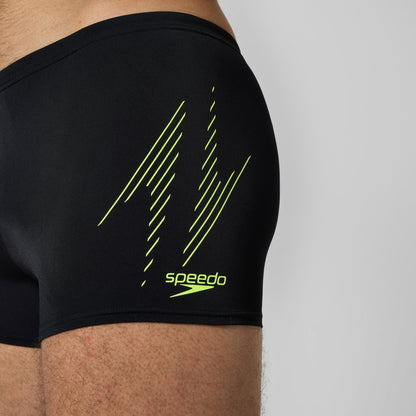 HyperBoom Placement Aquashorts Black/Yellow | Speedo