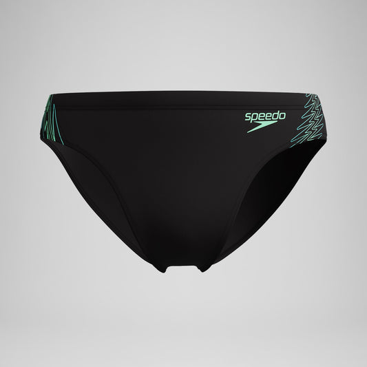 Hyperboom Splice Brief Black/Green | Speedo