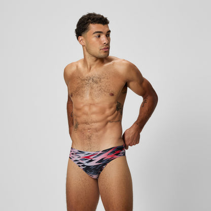 Hyperboom Printed Brief Black/Red | Speedo