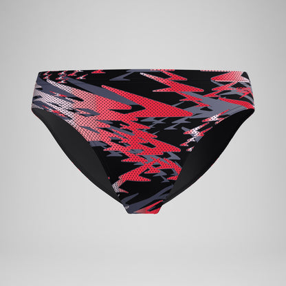 Hyperboom Printed Brief Black/Red | Speedo