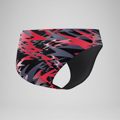 Hyperboom Printed Brief Black/Red | Speedo