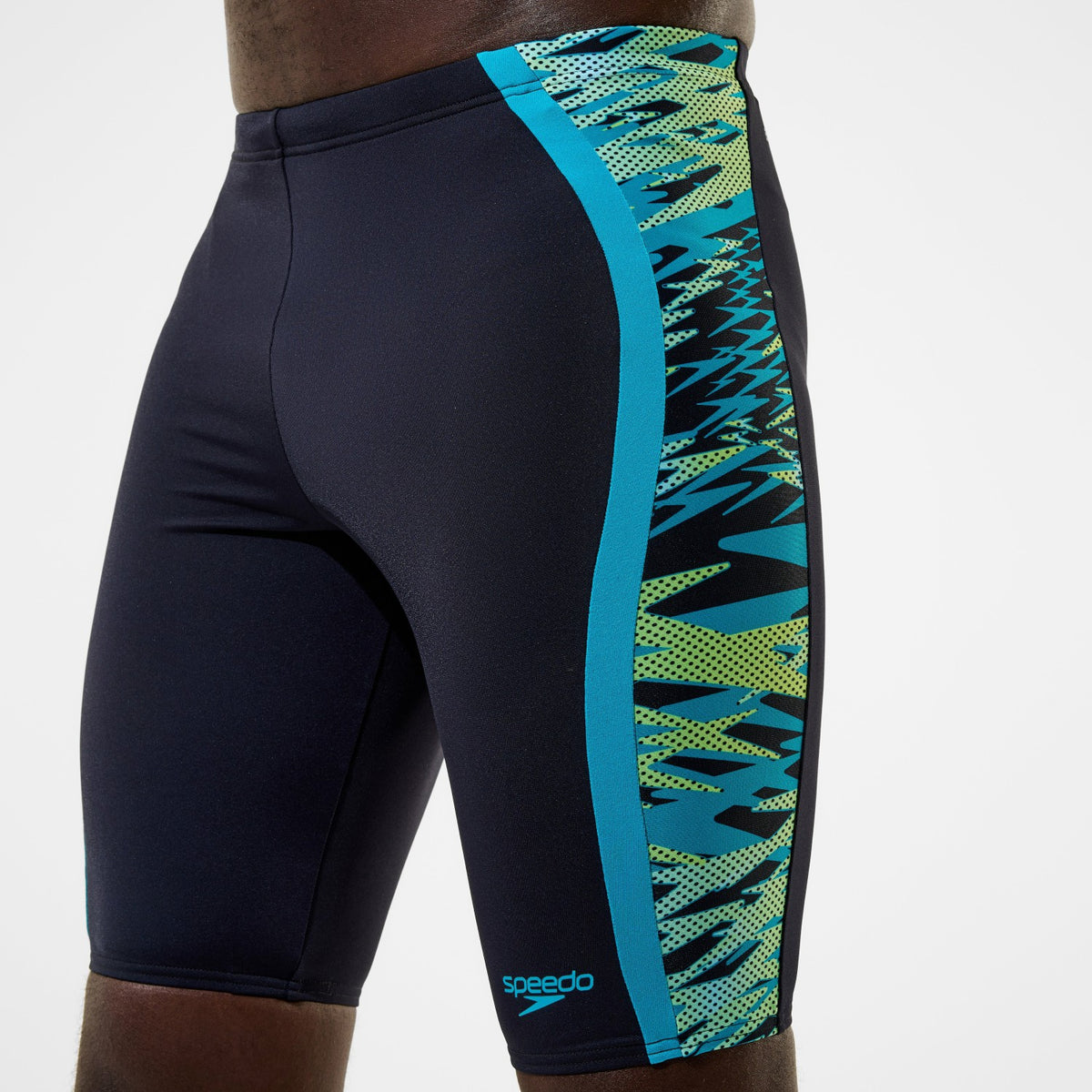 Hyperboom Splice Jammer Black/Green | Speedo
