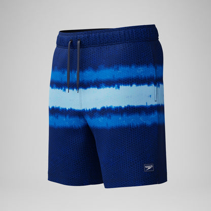 Redondo Edge Printed Swim Shorts Navy/Blue | Speedo