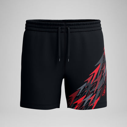 Medley Logo Swim Shorts Black/Red | Speedo