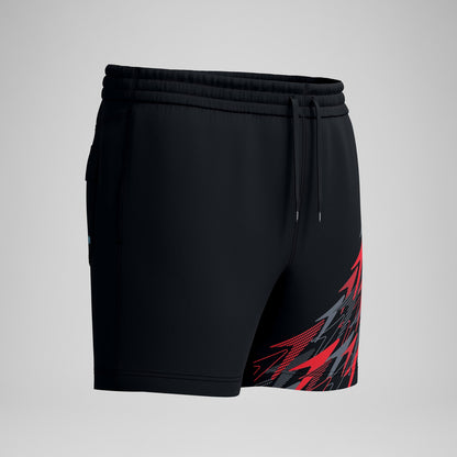 Medley Logo Swim Shorts Black/Red | Speedo