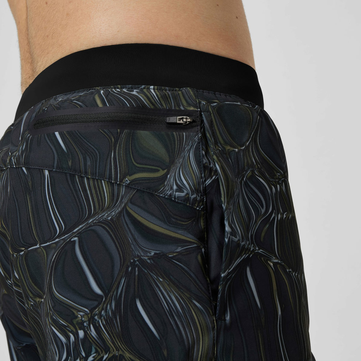 Print Volley Swim Shorts Black/Grey | Speedo