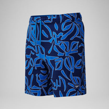 Redondo Edge Printed Swim Shorts Blue | Speedo