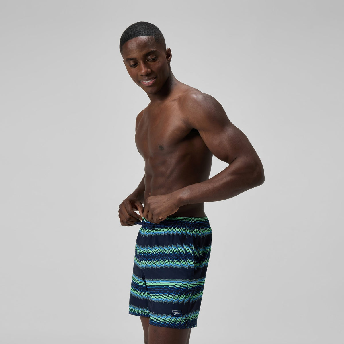 Redondo Edge Printed Swim Shorts Blue | Speedo