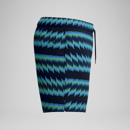 Redondo Edge Printed Swim Shorts Blue | Speedo