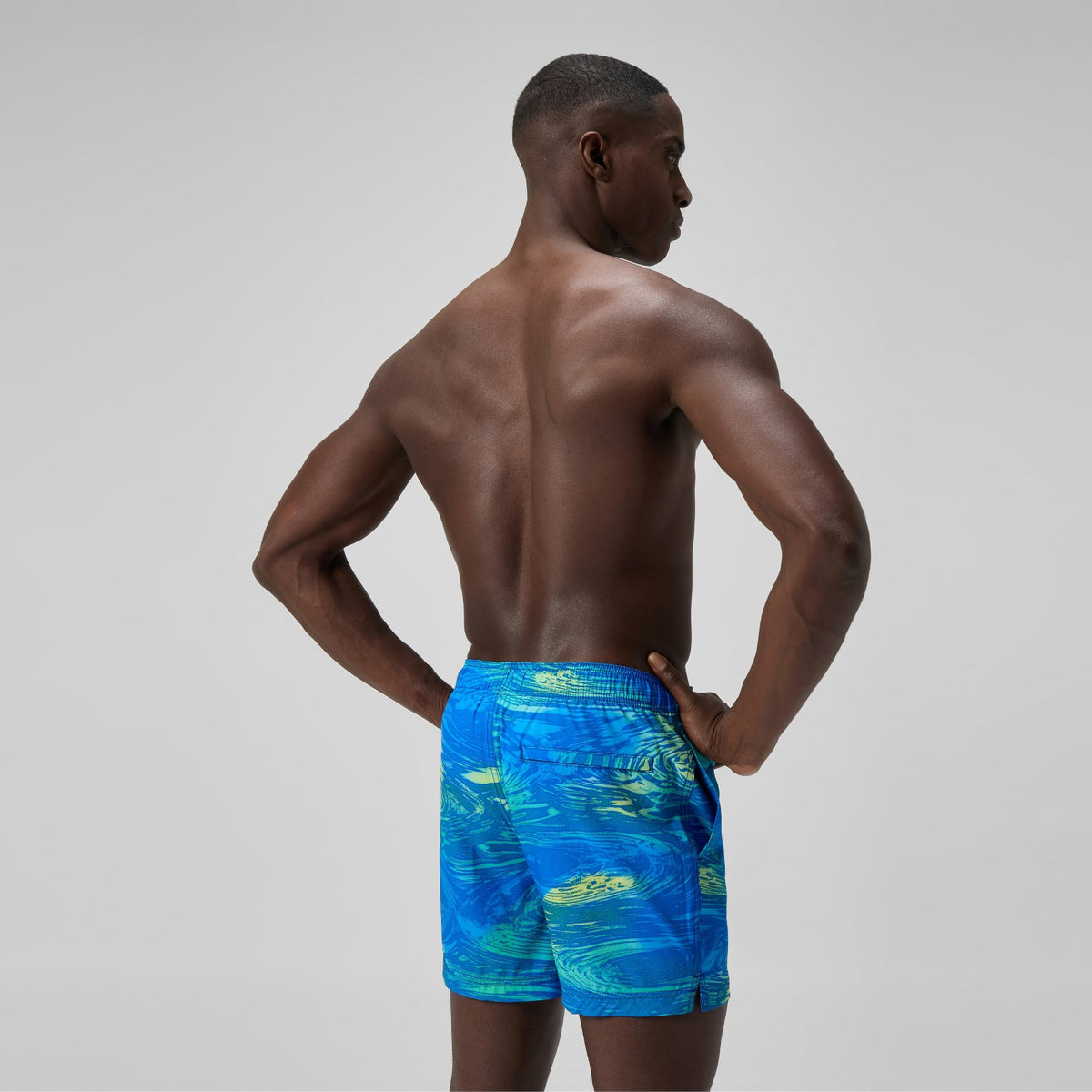 Redondo Edge Printed Swim Shorts Blue/Green | Speedo
