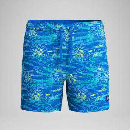 Redondo Edge Printed Swim Shorts Blue/Green | Speedo