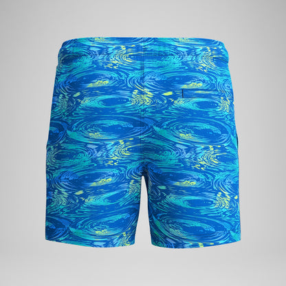 Redondo Edge Printed Swim Shorts Blue/Green | Speedo