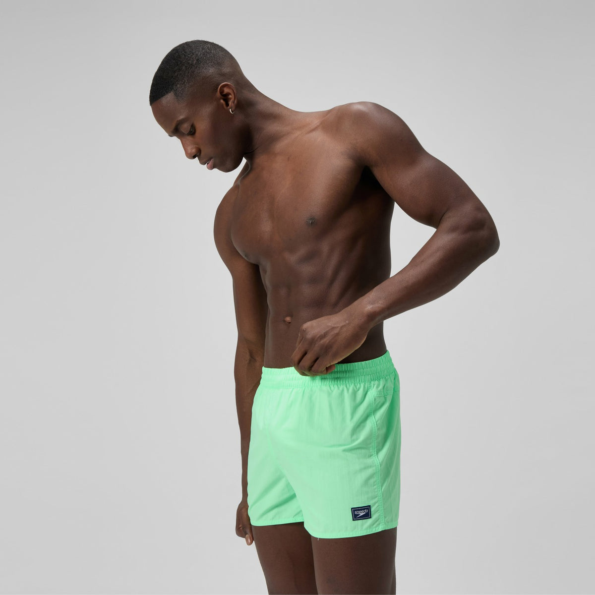 Retro Solid Swim Shorts Green | Speedo