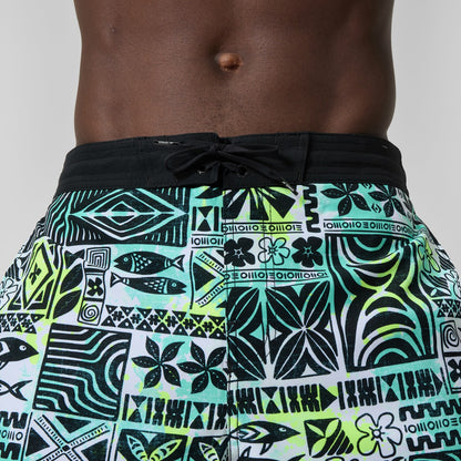 Printed Bondi Swim Shorts Black/White | Speedo