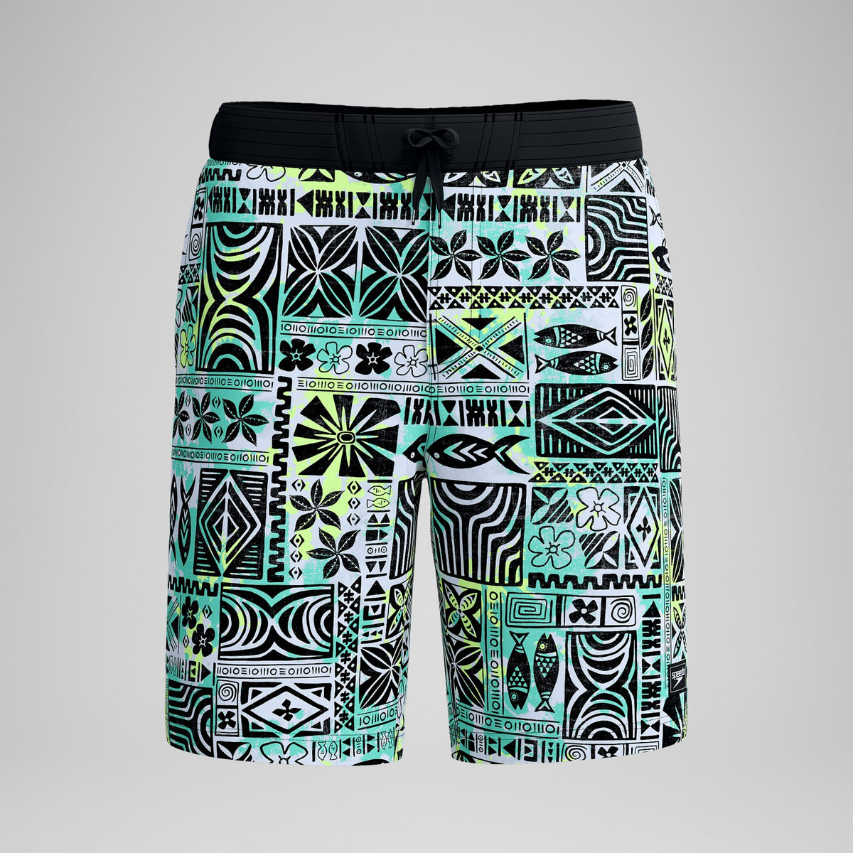 Printed Bondi Swim Shorts Black/White | Speedo