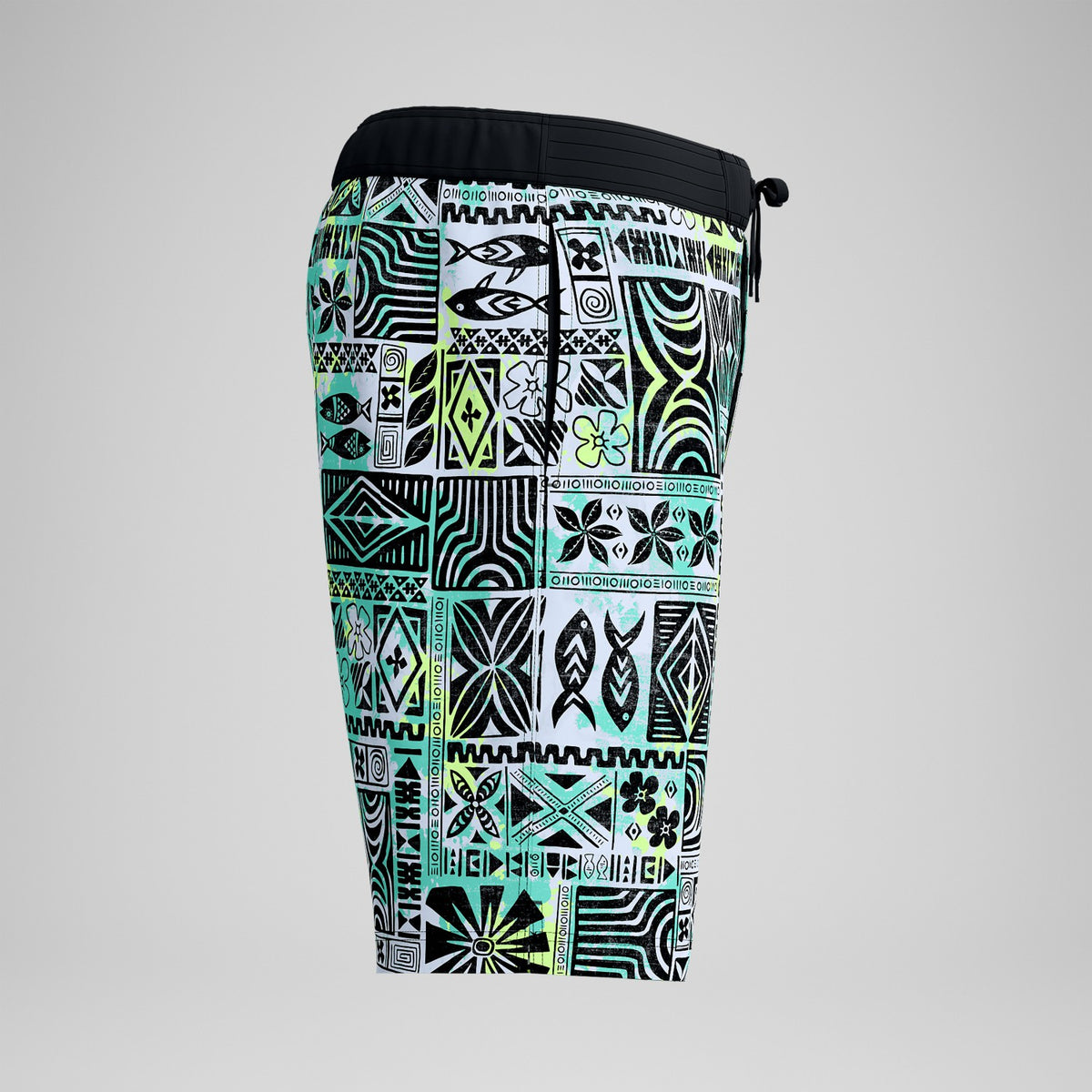 Printed Bondi Swim Shorts Black/White | Speedo