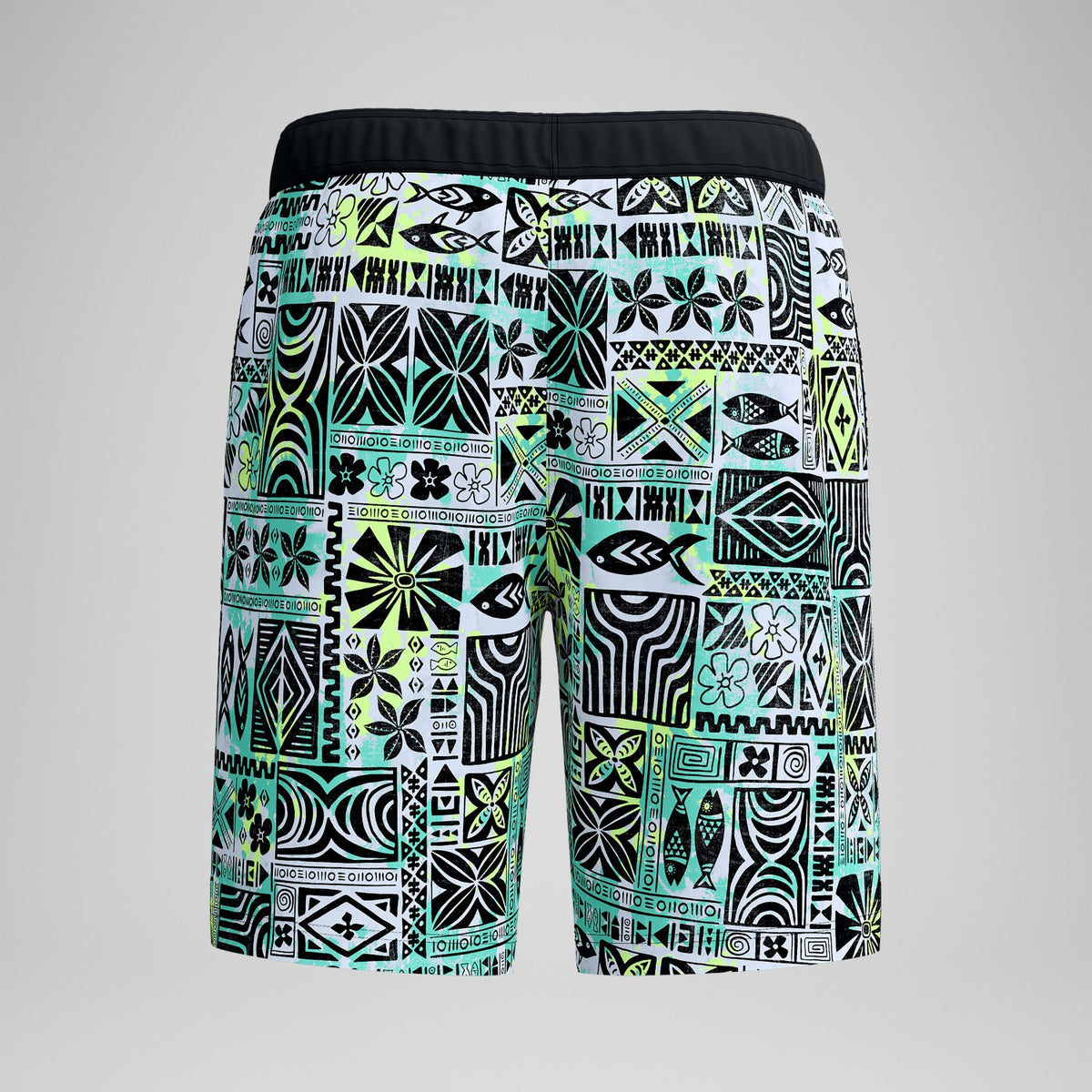 Printed Bondi Swim Shorts Black/White | Speedo