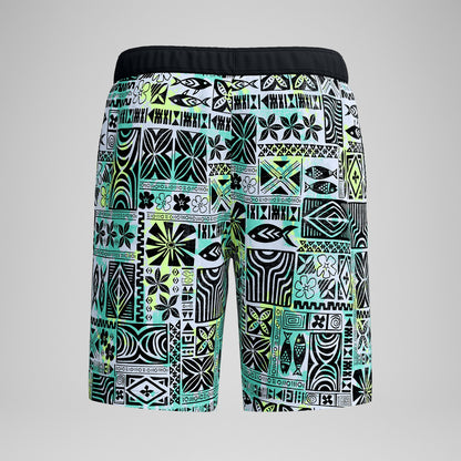 Printed Bondi Swim Shorts Black/White | Speedo