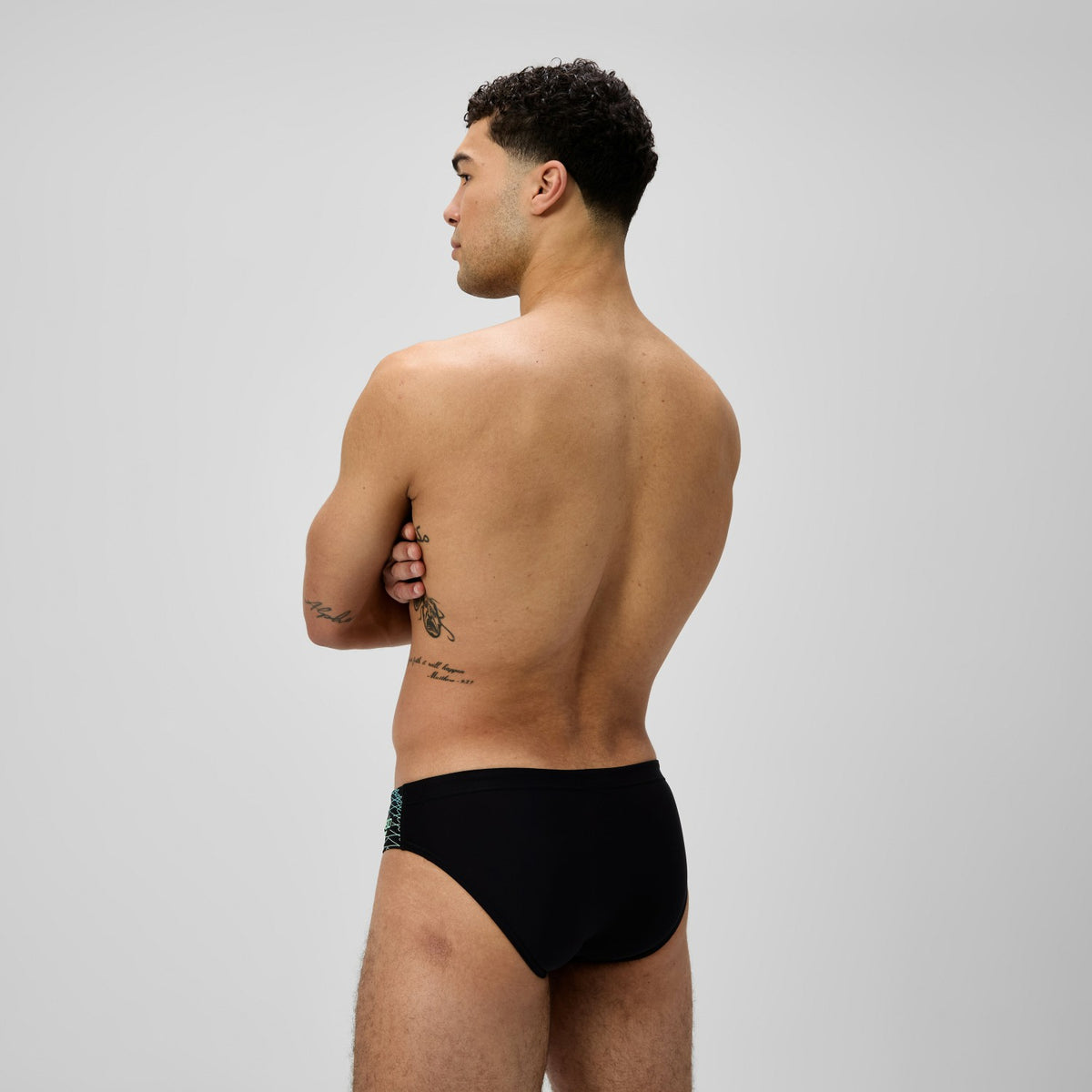Medley Logo Brief Black/Green | Speedo