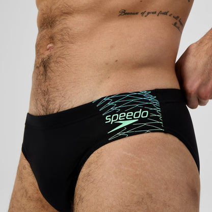 Medley Logo Brief Black/Green | Speedo