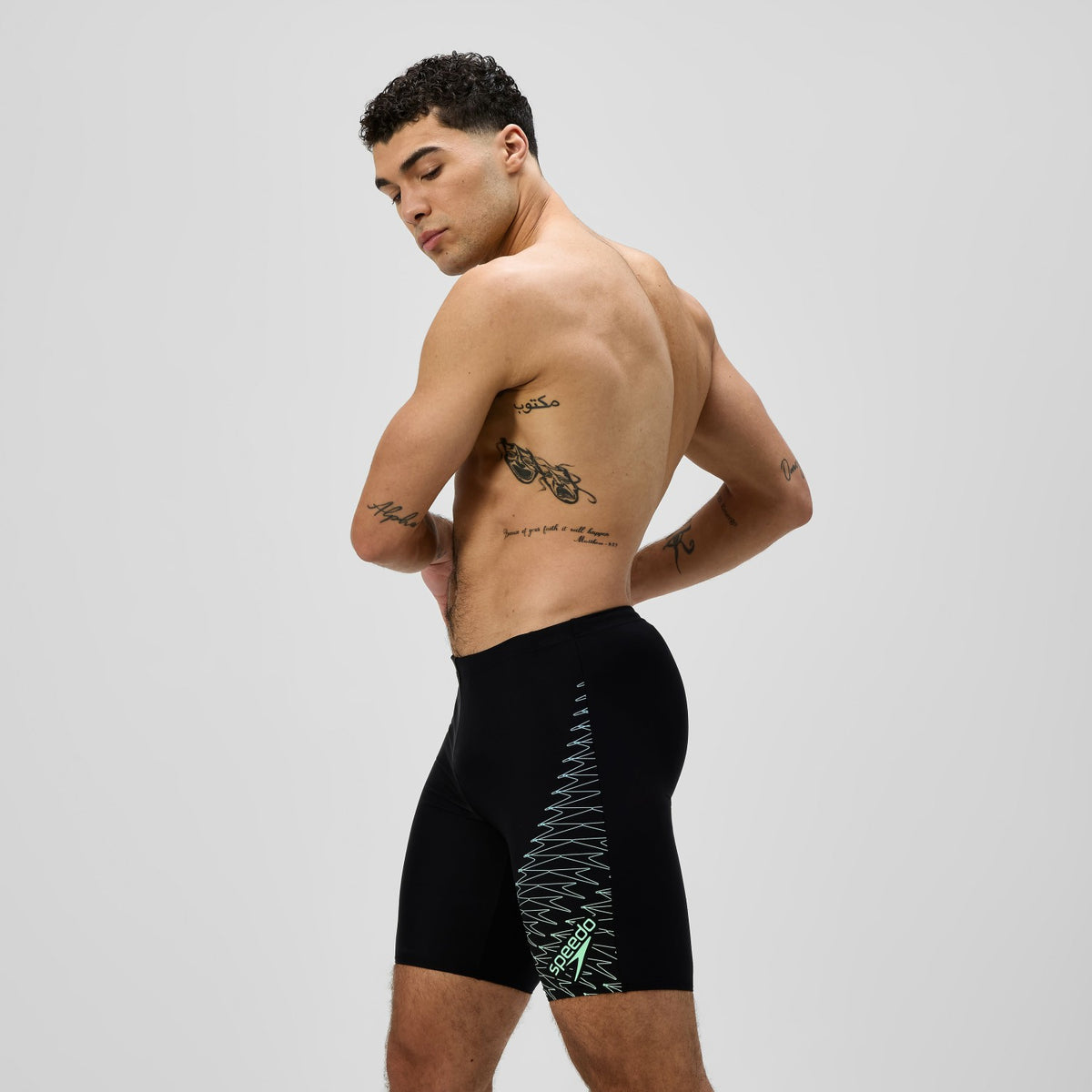 Medley Logo Jammer Black/Green | Speedo