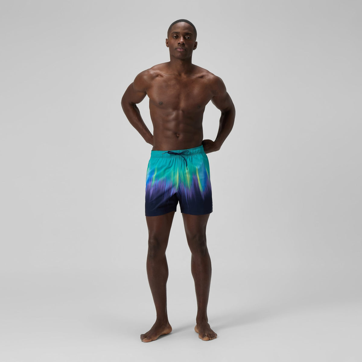Redondo Edge Printed Swim Shorts Green/Blue | Speedo