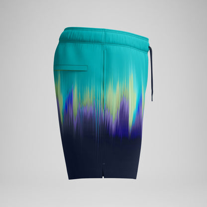 Redondo Edge Printed Swim Shorts Green/Blue | Speedo