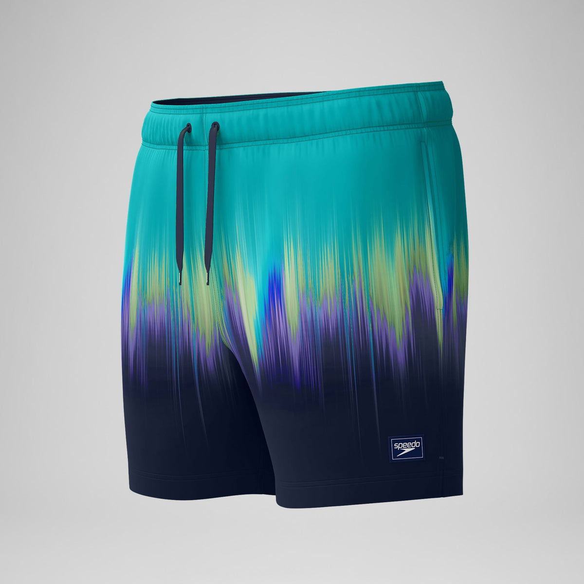Redondo Edge Printed Swim Shorts Green/Blue | Speedo
