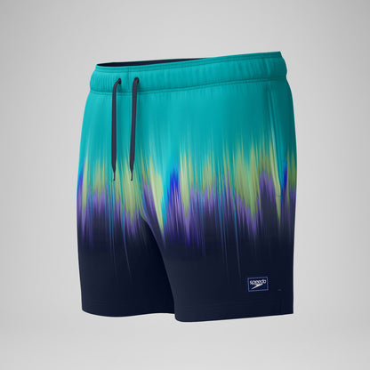 Redondo Edge Printed Swim Shorts Green/Blue | Speedo