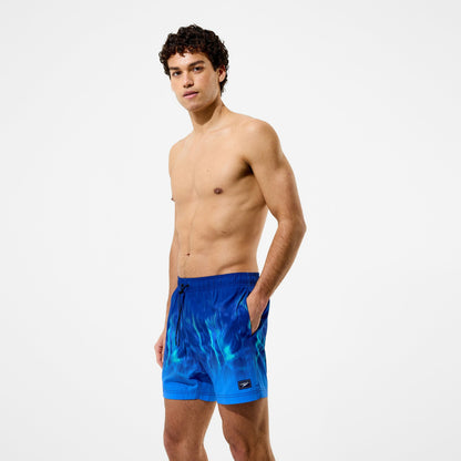 Redondo Edge Printed Swim Shorts Blue | Speedo